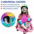 thumbnail image 5 of Sports Scooter Board with Handles Sitting Scooter Board Colored Plastic Casters Sport Floor Scooter Board Gym Indoor Outdoor Activities Play Equipment, 5 of 14
