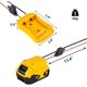 thumbnail image 3 of Adecuado para herramientas eléctricas Dewalt, batería de litio con fusible, conector eléctrico para coche de juguete DIY Sailing Electrónica, 3 of 5