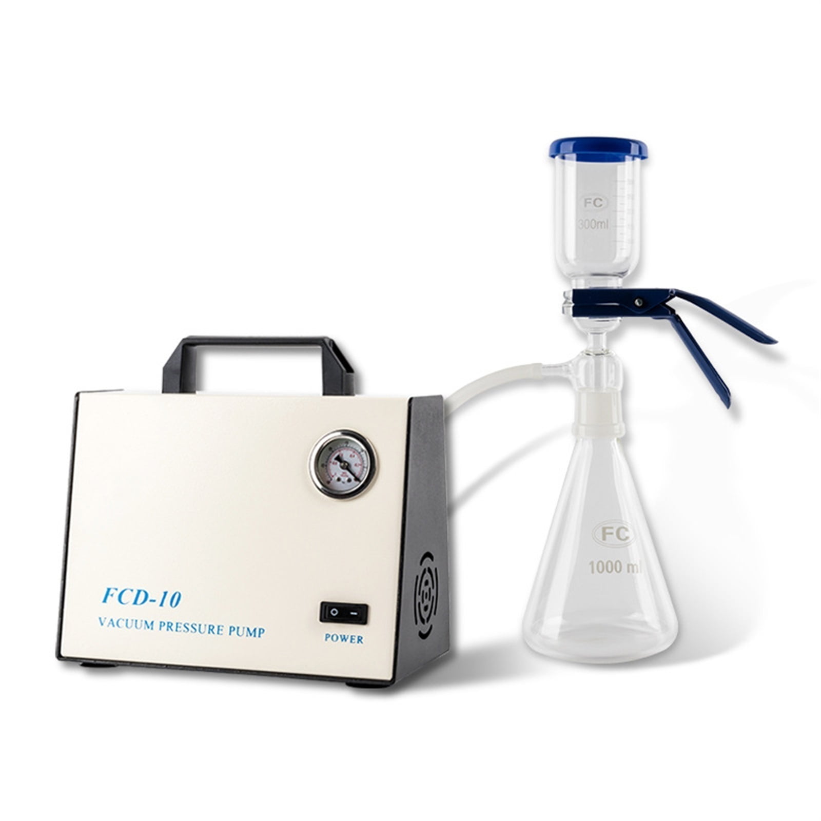 Laboratory Vacuum Pump FCD-10 Pressure Oil-free Vacuum Pump Portable Oil-free Diaphragm Vacuum Pump ,Easy to Operate