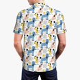 thumbnail image 4 of Balery Poodle Dog Printed Men’s Short Sleeve Polo Shirt, Midweight Men's Shirt,Golf Polo shirts -, 4 of 9