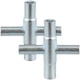 thumbnail image 5 of 2 llaves de grifo de acero inoxidable para cerrar el agua, llave de grifo, herramienta para válvulas de ducha, 5 of 8