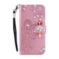 thumbnail image 2 of Feishell Samsung Note 20 Ultra Case Owl Pattern Glitter Sparkly Gems Shockproof PU Leather Wallet Cover Flip Stand Card Slots Magnetic Diamond Bling Case for Samsung Galaxy Note 20 Ultra, Pink, 2 of 7