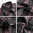 thumbnail image 2 of Plaid Shirts for Women Casual Flannel Long Sleeve Button Down Shirt, 2 of 9
