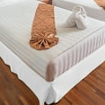 thumbnail image 2 of Padrick 1500 Thread Count 100% Brushed Microfiber Wrinkle Resistant Solid Bed-Skirt by Blue Nile Mills -King, 2 of 4
