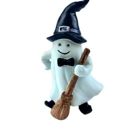 

Ornament Bulk Ornament Christmas Ornament Pretty Christmas Ornament Set Shatterproof Choir Ornament Christmas Hanging Ornament Charm: Ghostly Resin Seated Reader Sweeping