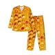 thumbnail image 1 of Fotbe Bees on Hive Honeycomb Pijama de Hombre con Estampado de Manga Larga, Conjunto de 2 Piezas, Ropa de Dormir Suave y Cómoda con Bolsillos-Medium, 1 of 7