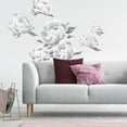 thumbnail image 1 of Roommates Black Peonies Giant Peel & Stick Wall Decals, 1 of 4
