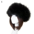 thumbnail image 2 of Visland Women Faux Fur Hat, Thickened Cold-proof Warm Plush Cap for Winter Outdoor 1PC, 2 of 5