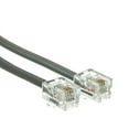 thumbnail image 2 of CableWholesale.com - Phone cable - RJ-11 (6 pin) (M) to RJ-11 (6 pin) (M) - 25 ft - flat - silver satin, 2 of 4