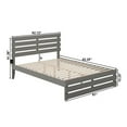 thumbnail image 4 of Bowery Hill Farmhouse Solid Wood Queen Bed with Footboard in Gray, 4 of 4