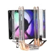 thumbnail image 4 of RGB CPU Cooler 4 Heat Pipe 9cm Ventilador de refrigeración Rodamientos hidráulicos Silencio para INTEL AMD Ehuebsd  Para estrenar, 4 of 5