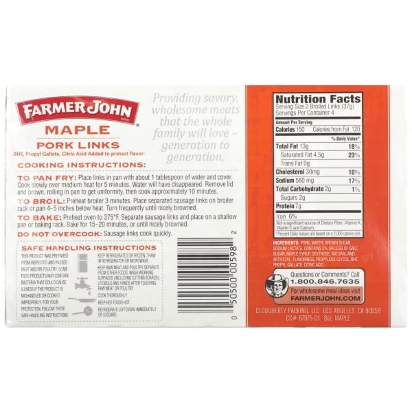Farmer john sale sausage