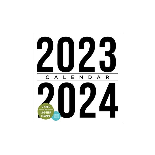 20232024 TF Publishing 12"" x 12"" TwoMonth Wall Calendar White/Black