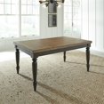thumbnail image 2 of Pemberly Row Traditional Wood Rectangular Leg Table in Oak, 2 of 11