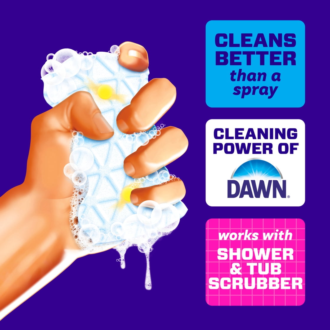 Mr. Clean Magic Eraser Sponge, Bathroom Cleaner, Soap Scum Shower & Tub Cleaner, Lemon, 8ct