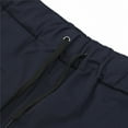thumbnail image 5 of Qiylii Men's Short Gym Trousers,Daily Skinny Stretching Pure Color Cargo Shorts, 5 of 9
