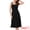 Black, variant on DARING DIVA Women's Lace Prom Straps Square Neck Sleeveless Midi Dress S Black