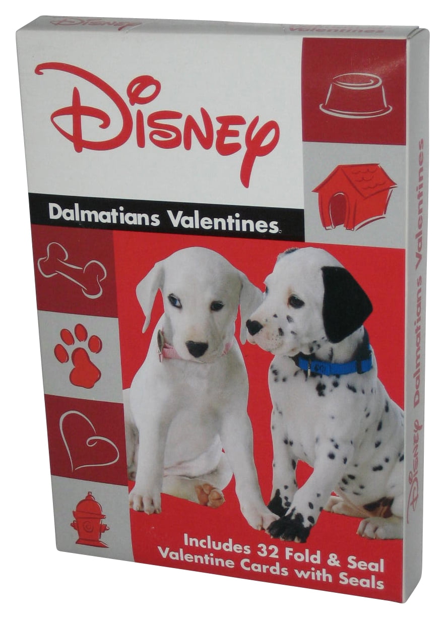 Disney 102 Dalmations Valentine’s Day Cards School Exchange Cards 32 Cards Boxed 