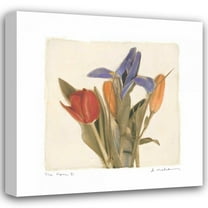 Amy Melious 20x20 Gallery Wrapped Canvas Wall Art Titled - Tre Fiori II
