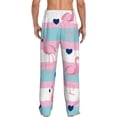 thumbnail image 3 of Xecao Flamingo1 Men's Straight Lounge Pajama Pants: The Ultimate in Comfortable Sleepwear, 3 of 9