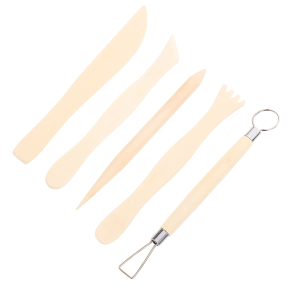 Worgeous 5 Pcs Clay Tools Pottery Tools And Clay Sculpting Tools Polymer Clay And Air Dry Clay Tools For Ceramics Pottery Clay Pottery Tool Kit For Craft Supplies