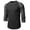 Black/Charcoal, variant on Mens Baseball Raglan 3/4 Sleeve Plain Jersey Team Uniform Athletic Sportswear T Shirt