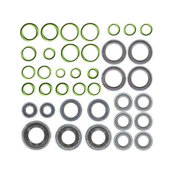 A/C System O-Ring and Gasket Kit - Compatible with 2003 - 2019 Cadillac Escalade ESV 2004 2005 2006 2007 2008 2009 2010 2011 2012 2013 2014 2015 2016 2017 2018