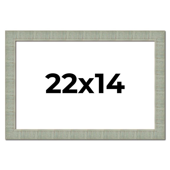 22x14 Frame Green Desert Pear Solid Wood Picture Frame | 1.625 Inch Moulding Width | Interior Frame