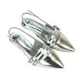 thumbnail image 4 of XY London Womens Cassie Sling Back Low Kitten Heel Court Shoes, 4 of 4