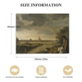 thumbnail image 2 of Orinice  Aelbert Cuyp-A View of Vianen with A Herdsman And Cattle by A River Decorative Painting Canvas Wall Art Living Room Bedroom Painting Unframed20''X16'' 20x16in, 2 of 5