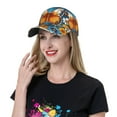 thumbnail image 5 of Honeii Spring Butterfly Flowers Print Hat, Women's Baseball Hat Unisex Fit, Baseball Cap,Adjustable One Size, 5 of 6