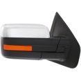 thumbnail image 5 of MIRROR Compatible For 2011-2014 Ford F-150 Right Passenger Heated Power Glass In-housing Signal Light With memory Chrome, 5 of 5