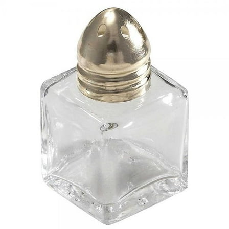 Winco 12-Piece Square Shaker with Brass Top, 1/2-Ounce