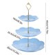 thumbnail image 3 of Marco De Plástico Soporte decorativo de 3 niveles para cupcakes, bandeja para postres, torre para fiestas, bodas Rkxzt, 3 of 9