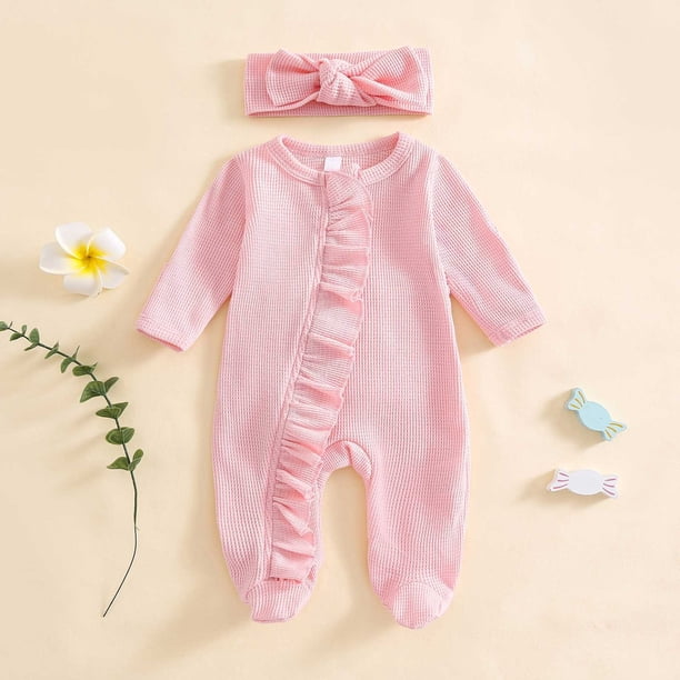 Monos de otoño e invierno para niños y niñas, monos de manga larga con botones y cuello redondo, monos cortos lisos, monos de poliéster para niños.