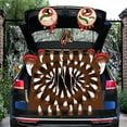 thumbnail image 4 of Halloween Trunk or Treat, Large Halloween Car Decorations kit, Monster Face Decor for SUV and Truck Car Sticker, for Garage Door Decor, Party Supplies for Outdoor, 4 of 6
