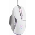 thumbnail image 1 of FOXXRAY BM-88 Wired Gaming Mouse, 7,200 DPI, Musicsync RGB Backlit, 7 Programmable Buttons with 13 Lighting Effects, Braided Cable - White, 1 of 8