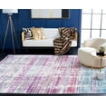 thumbnail image 3 of SAFAVIEH Skyler Kagan Abstract Area Rug, Silver/Purple, 4' x 6', 3 of 9