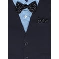 thumbnail image 2 of Avery Hill Boys' 4 Piece Vest Bowtie Colored Shirt Set (Baby, Toddler, Little & Big Boys), 2 of 5
