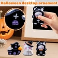 thumbnail image 4 of Halloween Mini Scene Blind Bag Figurine Ghost Pumpkin Bear DIY Decor Micro Landscape Accessory for Party Favor Gift (A), 4 of 6