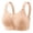 Beige, variant on Women's Bras Women's Minimizer Bandeau Bra Plus Size, Wireless Strapless Thin Bra with Back Support & 4-Row Closure Beige 38