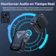 thumbnail image 3 of V Innovation S08 Micrófono Profesional Lavalier Solapa Inalámbrico Para Celular Cámara Pc Gamer Condensador Bluetooth Reducción De Ruido Con Auriculares De Monitoreo Parabrisas Y Estuche Color Negro, 3 of 7
