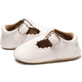 thumbnail image 5 of HsdsBebe?Baby?Boys?Girls?Oxford?Shoes?PU?Leather?Soft?Rubber?Sole?Sneakers??Anti-Slip?Toddler?Ankle?Boots?Infant?Walking?Shoes Moccasins, 5 of 6