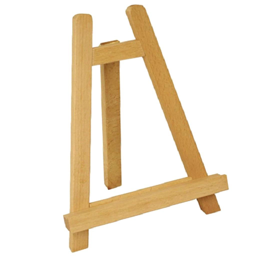 Generic 10x Wood Easel Tripod Fold Tabletop Painting Name Card
