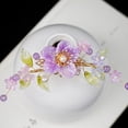 thumbnail image 2 of POINTERTECK Barrette Fleur en Cristal Acide Acide Glacé Fleurs avec Perles Accessoires pour Cheveux pour Filles Femmes, 2 of 6