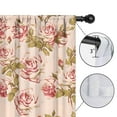 thumbnail image 4 of Blackout Kids Curtains,Pioneer Flower Floral Print Pattern Childrens Insulated Curtains Set Of 2,Bedroom Essentials,Toddler Room Decor 52"x84", 4 of 5