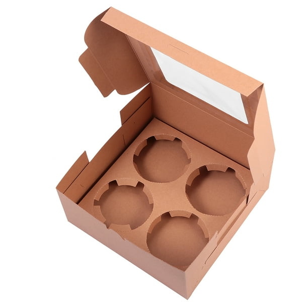 Caja para tartaletas de huevo, 10 unidades, para cupcakes, postres, envoltura de cupcakes