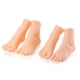 thumbnail image 4 of Molde de pie artificial de plástico mate hueco engrosado duro molde de pie de mujer molde de pie de vinilo molde de calcetines cortos zapatillas de exhibición de pies falsos, 4 of 4