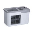 thumbnail image 3 of Organizador de especias para armario de cocina y conservas. gris blanco 4 rejillas, 3 of 9