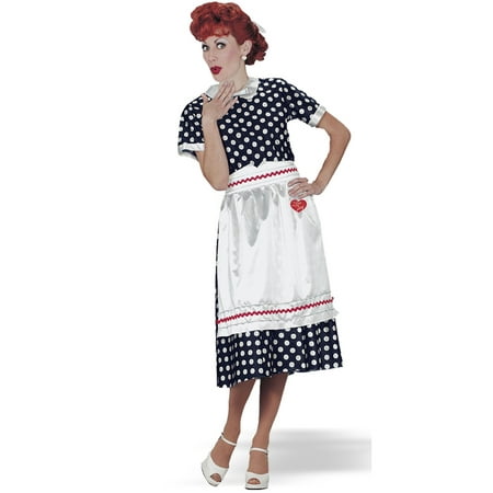 I Love Lucy Polka Dot Dress Adult Halloween